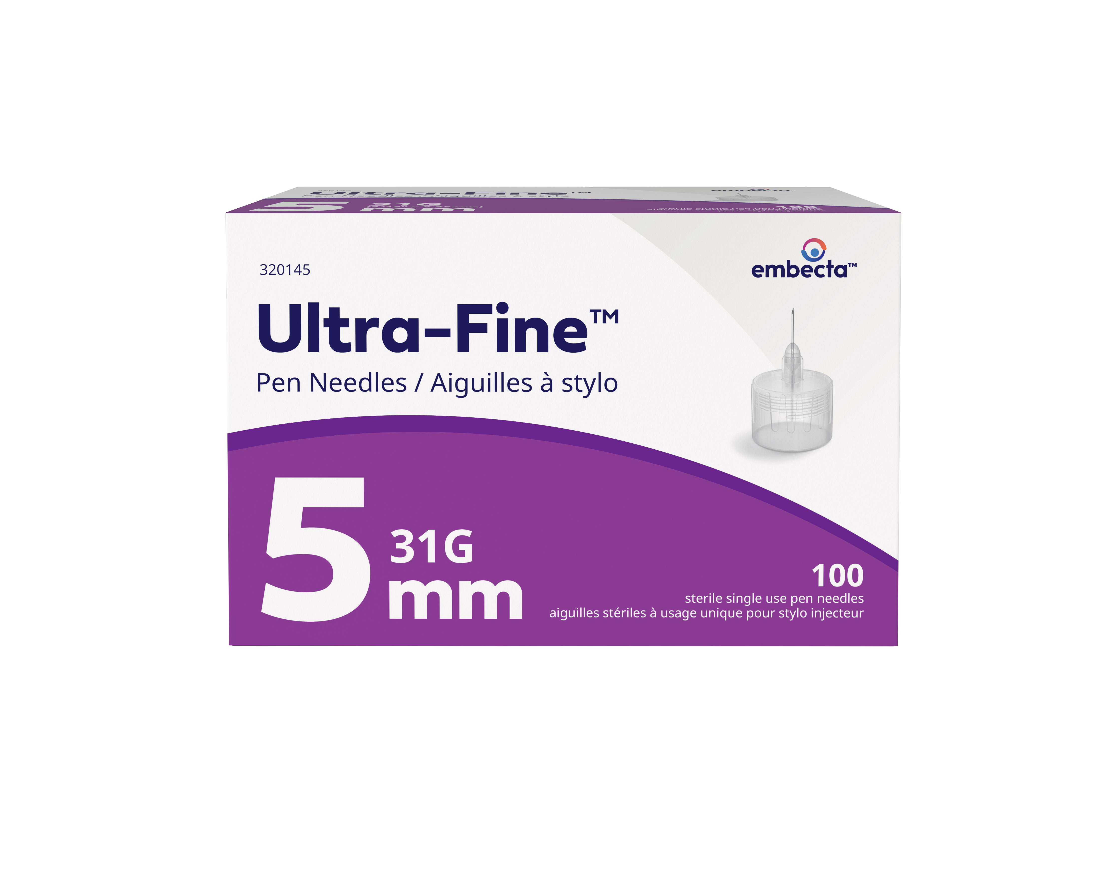 Embecta Ultra-Fine 5mm 31G Pen Needles