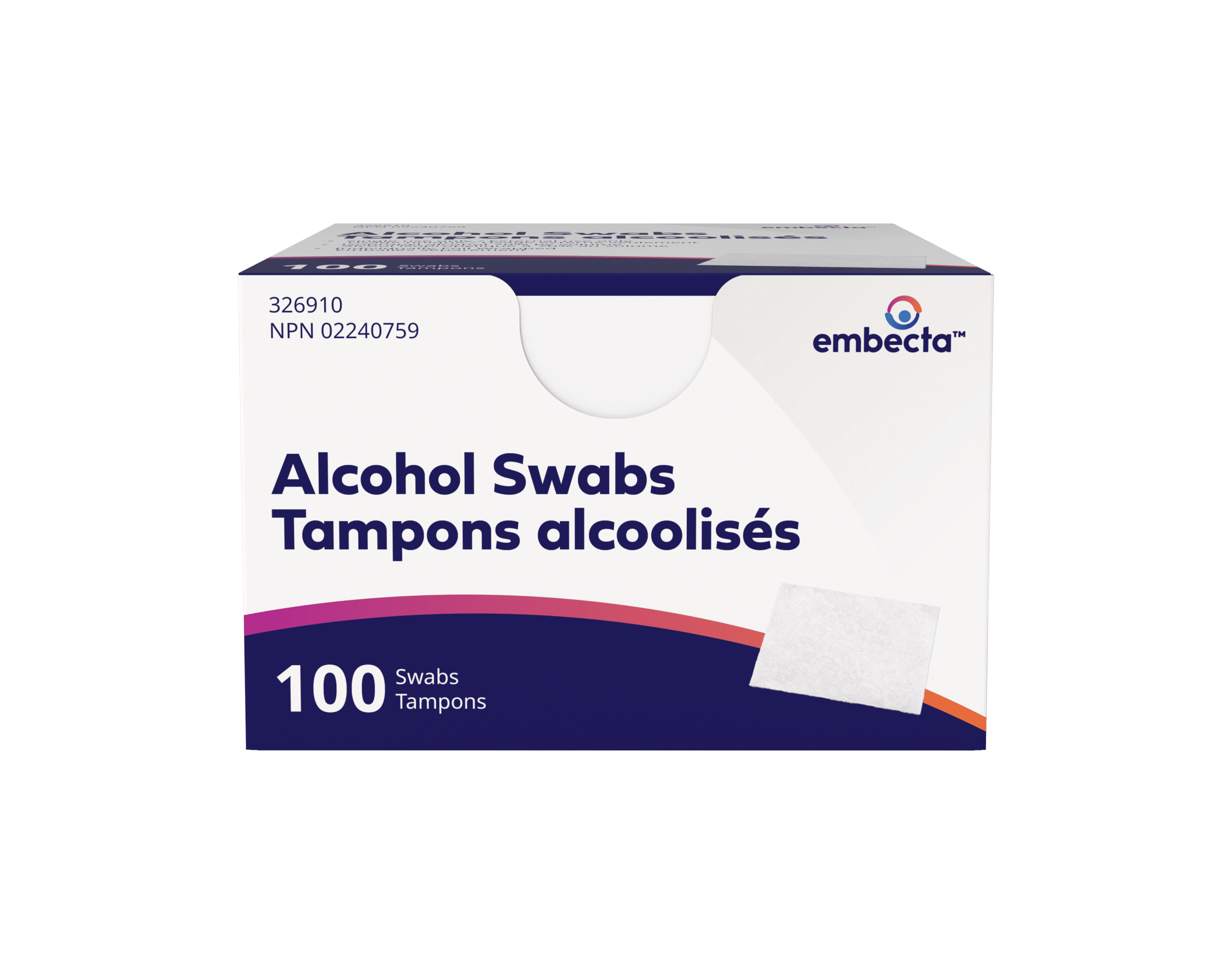 Embecta Alcohol Swabs (100)