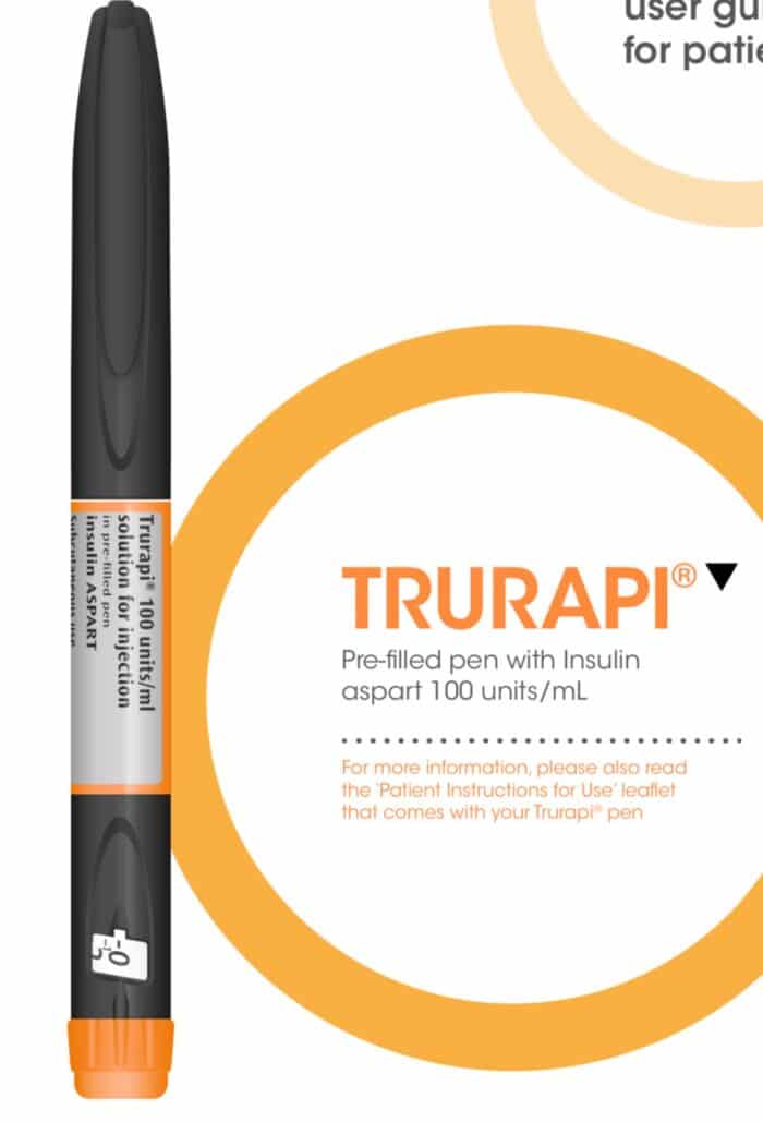 Trurapi SoloSTAR Pen 100U/ml (5x3ml) DIN 02506572 * Ships Mon-Wed ...