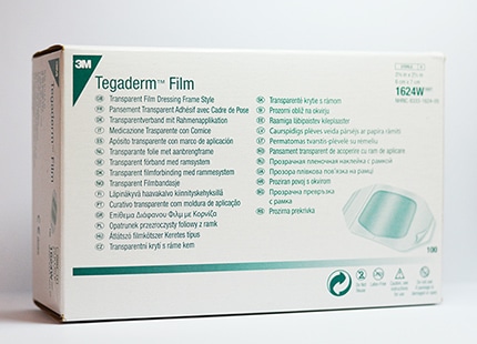 3M Tegaderm Transparent Dressing - Latex Free (100/bx)